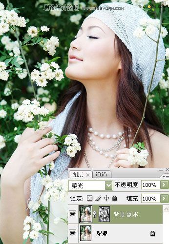 用Photoshop简单几步调出唯美的紫色调